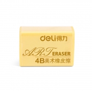 得力（deli） 7534-1 学生美术4B橡皮擦  32*22*13mm/块 30个/盒