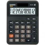 卡西欧（CASIO）MX-12B 商务计算器 小型机 黑色 MX-12S升级款