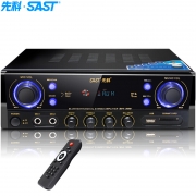 先科（SAST）SA-8001B 定阻功放机 大功率AV功放机家用电视音响 （黑色）