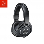 铁三角（Audio-technica）ATH-M40x 专业监听头戴式耳机 90度旋转式耳罩单耳监听