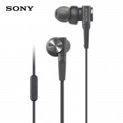 索尼（SONY） MDR-XB55AP 重低音立体声耳机 (黑色) 